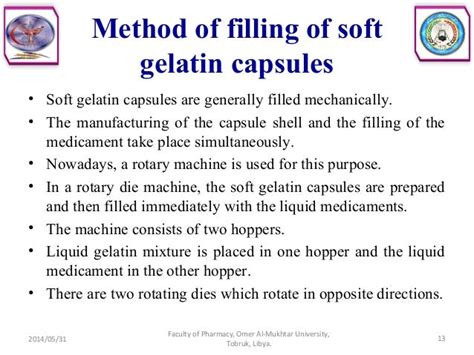 Solid dosage forms (capsules)