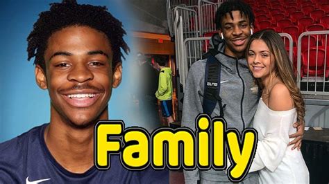 Ja Morant Family ~ Morant Celebsiren Jamel Draft Namesbiography Murray ...