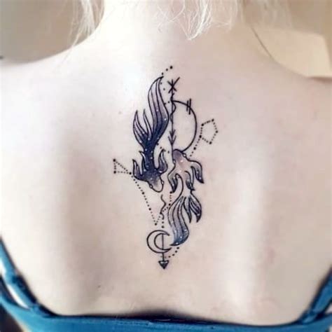 30 Pisces Constellation Tattoo Designs, Ideas and Meanings for Zodiac Lovers - Tattoo Me Now