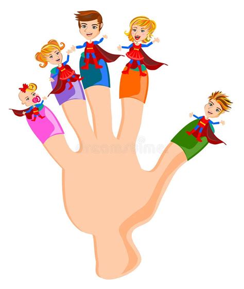 Fingers Family stock illustration. Illustration of colorful - 50148672