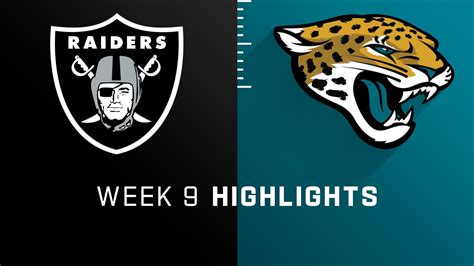 Las Vegas Raiders vs. Jacksonville Jaguars highlights | Week 9