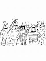 Yo Gabba Coloring Games At Netbradenblog Blog sketch template
