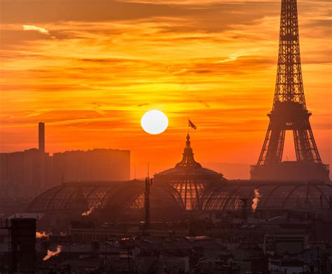 Parisian sunset - null | Paris sunset, Tour eiffel, Paris france