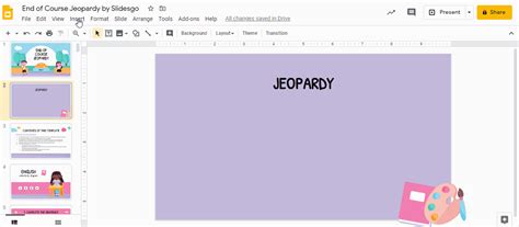 How to Create a Jeopardy Game in Google Slides - Tutorial