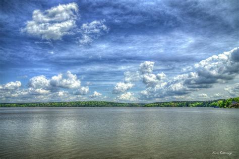 Greensboro GA Lake Oconee Town Creek Spring Fishing Landscape Art Photograph by Reid Callaway ...