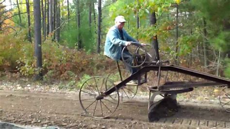 Antique Graders At Work - YouTube