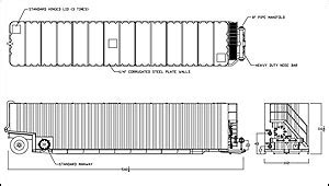 Frac Tank Dimension Diagram