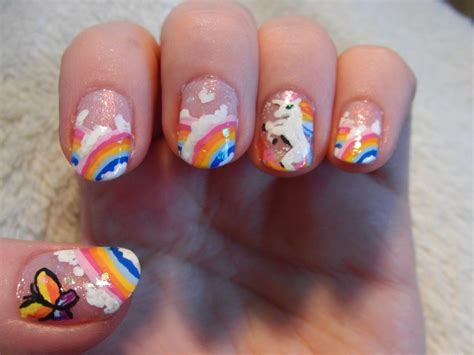 Unicorn Rainbow Nails by ~Lyralein on deviantART | Rainbow nails, Nails, Unicorn rainbow