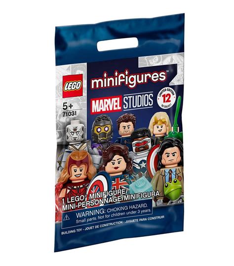 LEGO Minifigures Marvel Studios 71031 Building Toy for Fans of Super ...