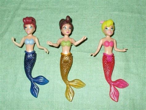 Polly Pocket Disney The Little Mermaid Ariel & sisters friends toy doll ...