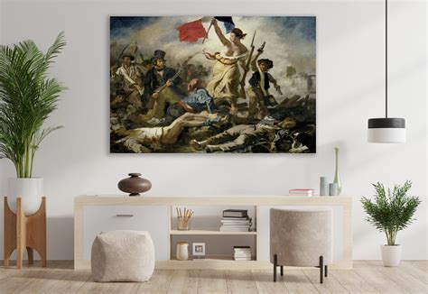 Liberty Leading the People Wall Art, Eugene Delacroix, Huge Canvas Home ...