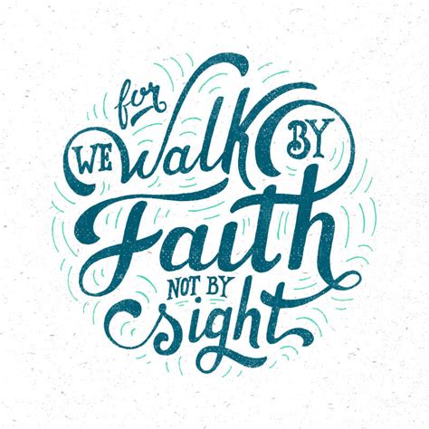 2 Corinthians 5:7 - Bible Verse Design — Scripture Type