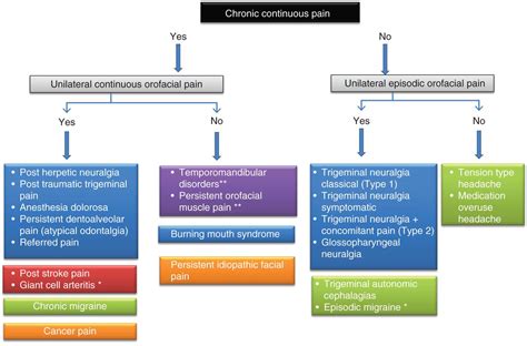 Differential diagnosis of facial pain and guidelines for management - British Journal of Anaesthesia