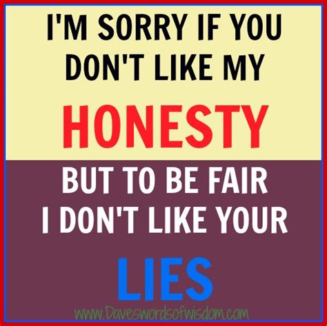 Daveswordsofwisdom.com: HONESTY & LIES