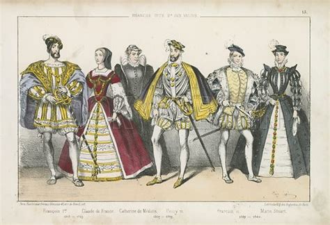 French kings and queens of the 16th Century stock image | Look and Learn