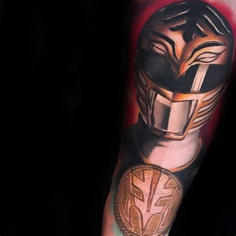 50 Power Rangers Tattoo Designs For Men - Superpower Ink Ideas