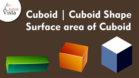 Cuboid | Cuboid Shape | Surface Area - YouTube