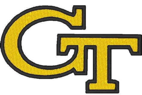 Georgia Tech Yellow Jackets Football Logo by WillowEmbroidery