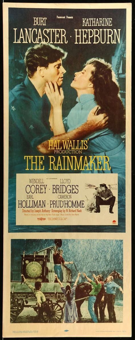 The Rainmaker (1956) Vintage Insert Movie Poster at Original Film Art ...