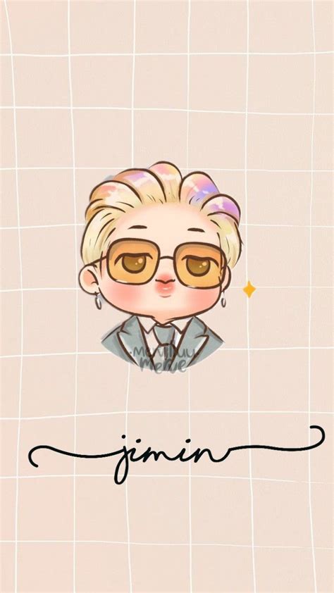 Jimin wallpaper | Bebes para dibujar, Blog de arte, Dibujitos sencillos