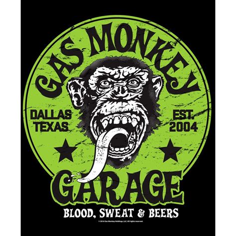 Gas Monkey Garage Green Logo T-Shirt bei Close Up im Shop kaufen!