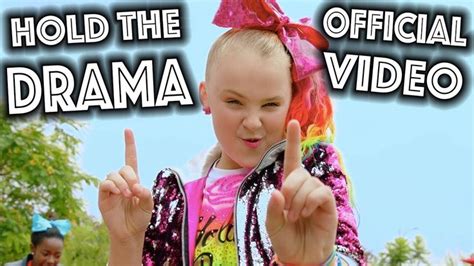 JoJo Siwa - Hold The Drama (Official Video) | Jojo siwa music videos, Jojo videos, Jojo songs