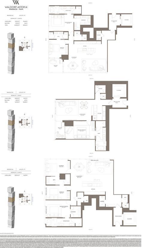 Ballroom, Miami Residence, Spa, Deck, Apartment Floor Plans, Waldorf Astoria, Lounge, Penthouses