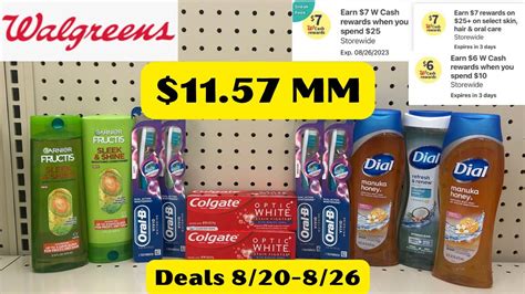 $11.57 MM Haul 🔥| Walgreens Deals| 8/20-8/26| P&G Products - YouTube