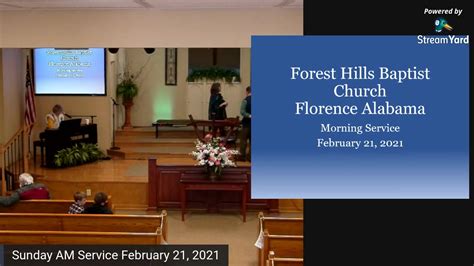 Sunday AM | Forest Hills Baptist Church was live. | By Forest Hills ...