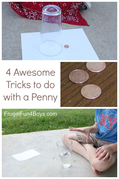 Four Awesome Tricks to Do with a Penny - Frugal Fun For Boys and Girls