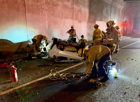 Long Beach Post: 1 dead after fiery crash in 710 Freeway tunnel • Long ...