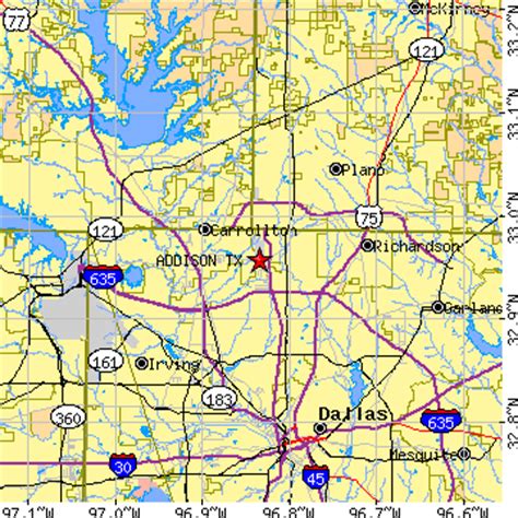 Addison, Texas (TX) ~ population data, races, housing & economy