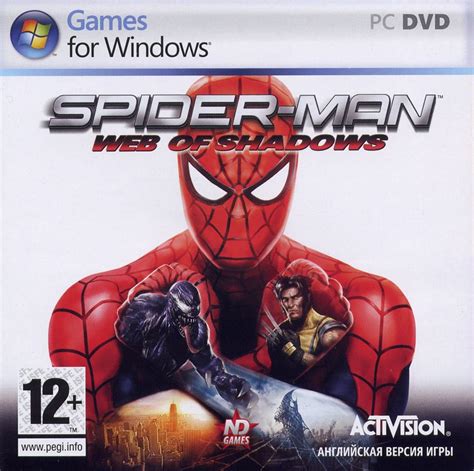 Spider-Man: Web of Shadows (2008) PlayStation 3 box cover art - MobyGames