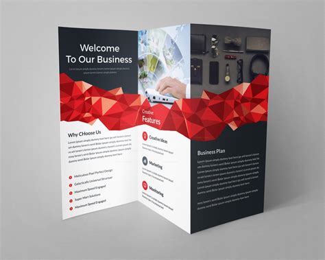 Tallinn Professional Tri-fold Brochure Design Template - Graphic Prime ...