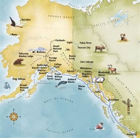 Alaska Inside Passage Cruise Map | Next? Alaska | Pinterest | Alaska and Cruises