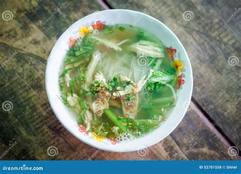 Cambodian Broth with Noodles Stock Photo - Image of soup, traditional ...