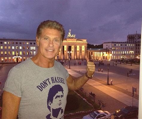 David Hasselhoff returns to Berlin nearly 25 years after his famous performance on the Berlin ...