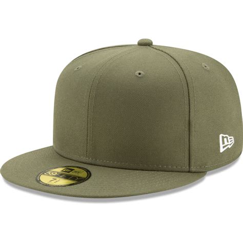 New Era Olive Green Blank 59Fifty Fitted Hat