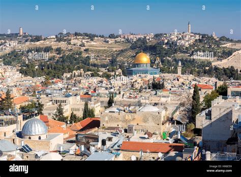 Temple mount jerusalem aerial view hi-res stock photography and images - Alamy