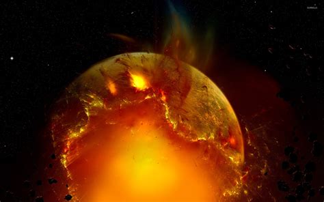 Exploding planet [11] wallpaper - Fantasy wallpapers - #20938