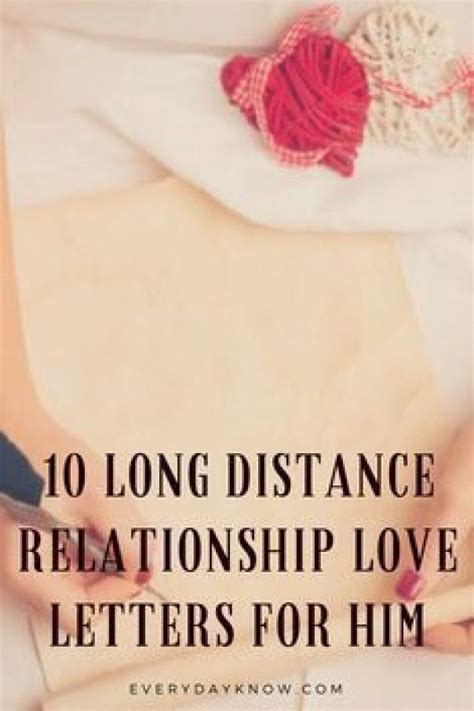 10 Long Distance Relationship Love Letters for Him #relationship ...