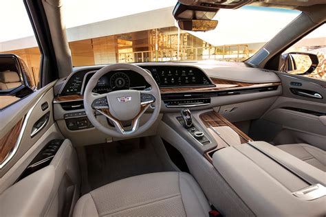 2022 Cadillac Escalade Interior Review - Seating, Infotainment, Dashboard and Features ...