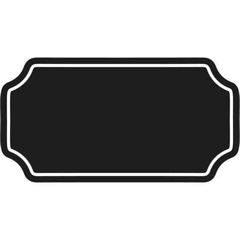 a black and white image of a blank sign on a white background with clipping area for text