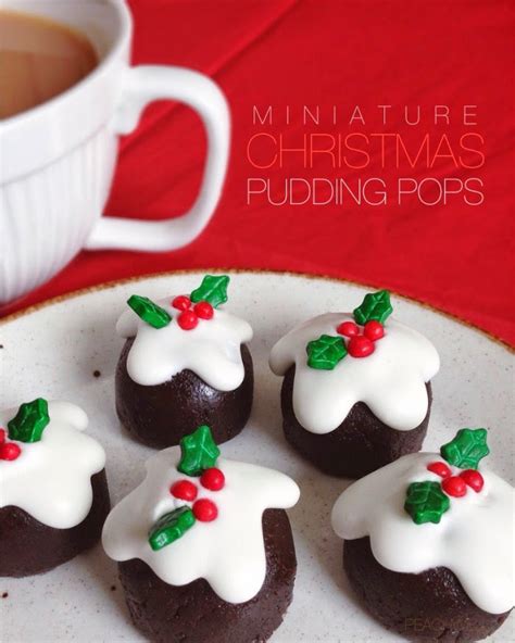 Mini Christmas Puddings | PEACHWELL