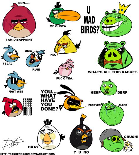 Angry Meme Birds by DarkEnergon by DarkEnergon on DeviantArt