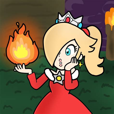 Rosalina Fire Fanart