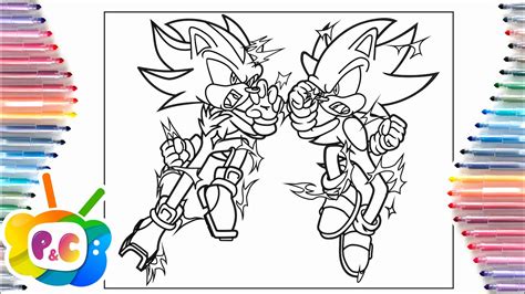 Sonic Vs Shadow Coloring