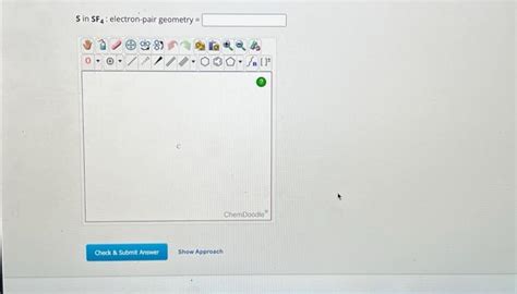 Solved S in SF4 : electron-pair geometry = | Chegg.com