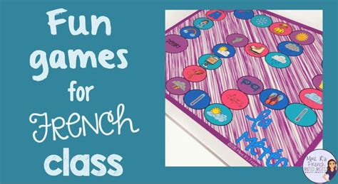 Fun games for French class | Fun french, French class, Class games