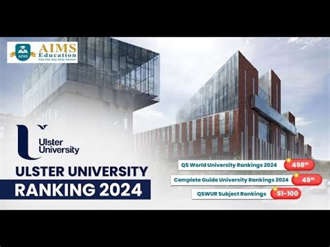 Ulster University Ranking 2024 | QS World Ranking | Why Choose Ulster ...